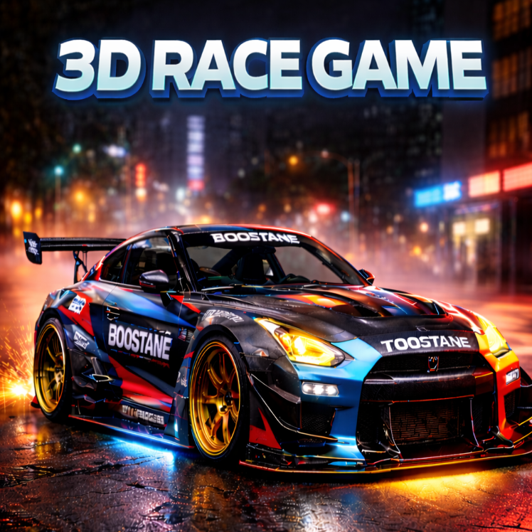 3D Race Game for Windows developed using React and Three.js by Mantas Počiuipa